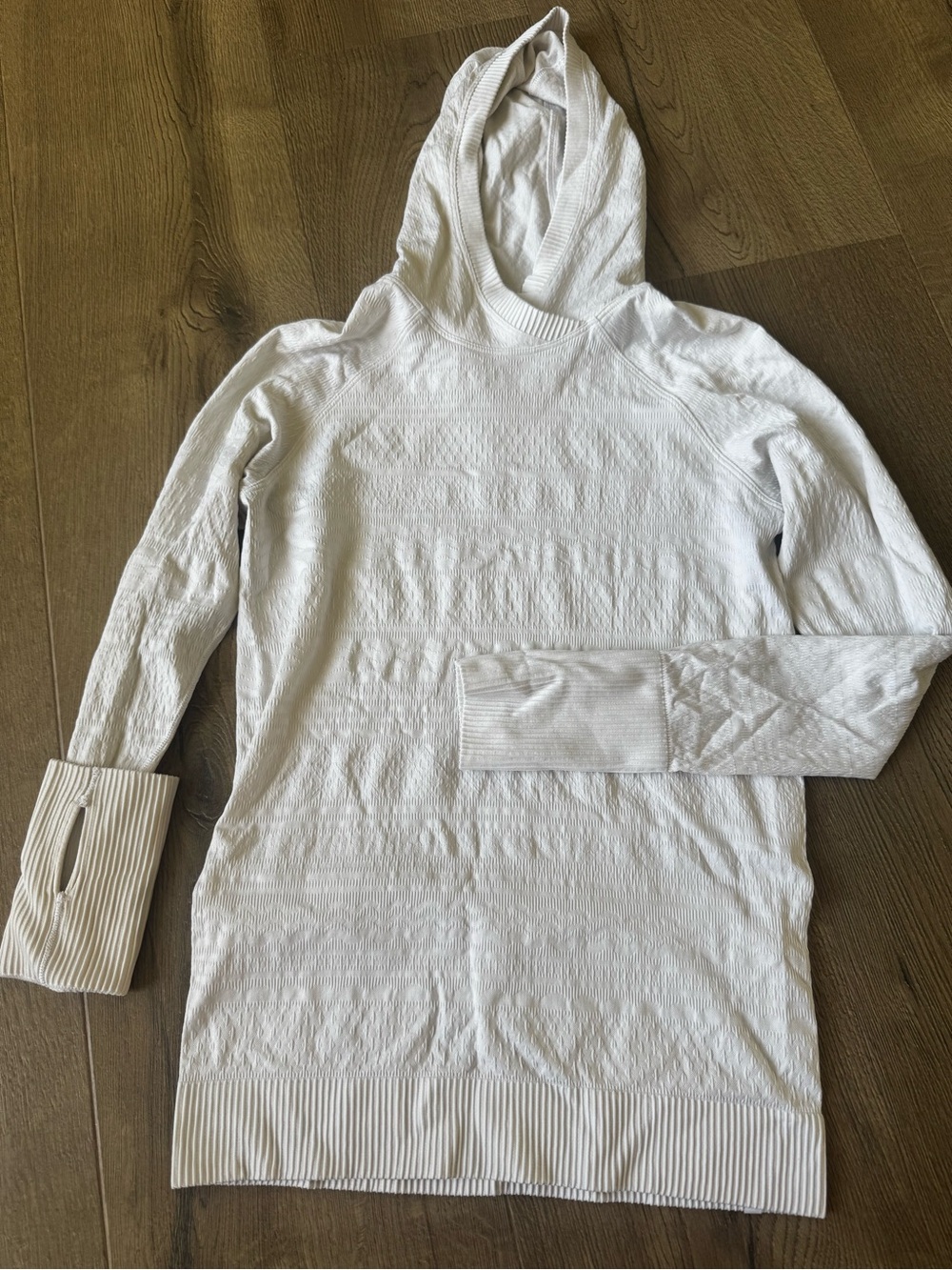 Lululemon Rest Less Hooded Running Shirt